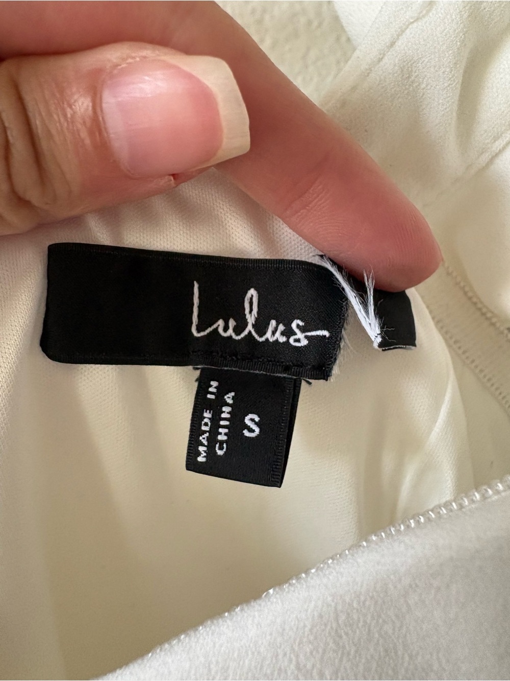 Lulu's White One-Shoulder Ruffle Mini Dress - Picture 4 of 4